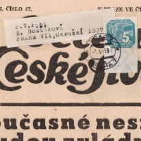 Gazeta Večerní České Slovo...
