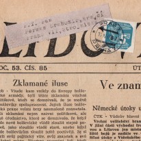 Gazeta Lidové Noviny 10.4.1945
