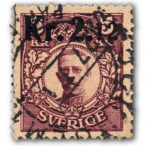 Król Gustaw V Nadruk