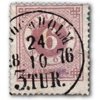 Numeryczny 6 Öre Liliowy