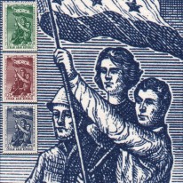 Ludzie z Flagą Syrii