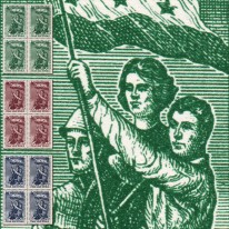 Ludzie z Flagą Syrii