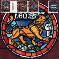 Witraże Zodiak Waga Lew Pro...