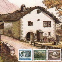 Malarstwo Domy w Vaduz