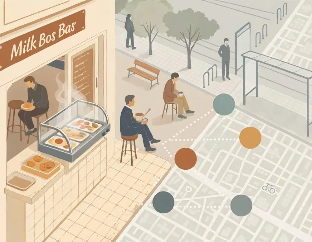 bary mleczne jako narzędzie miasta, nie tylko gastronomii